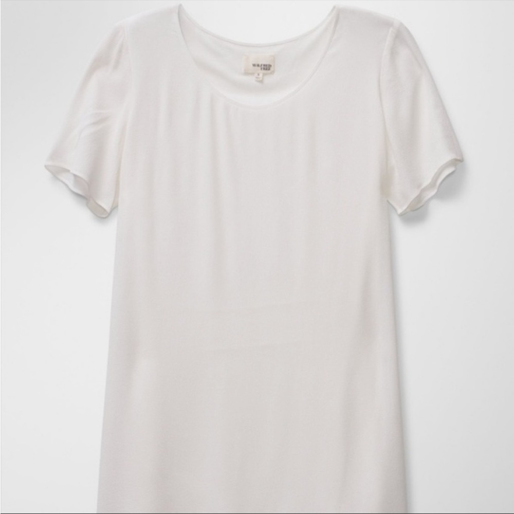 Aritzia Wilfred White Shirt Dress